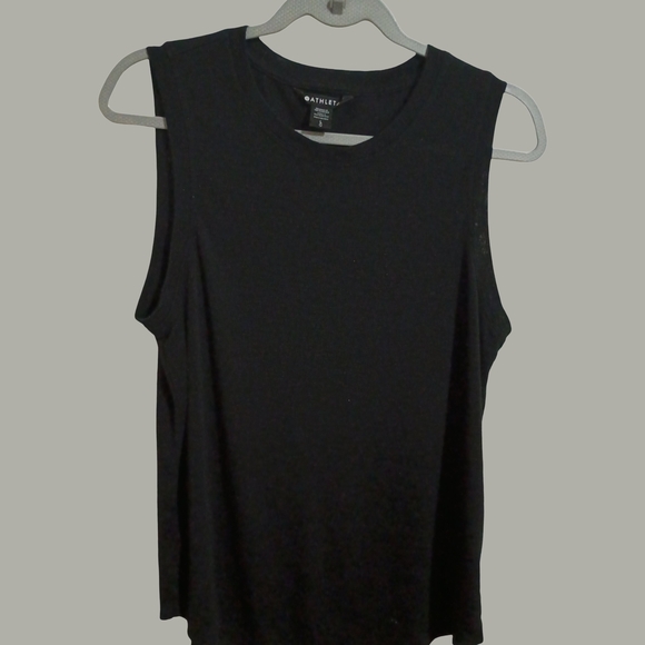 Athleta Tops - Athleta Classic Black Muscle Tee